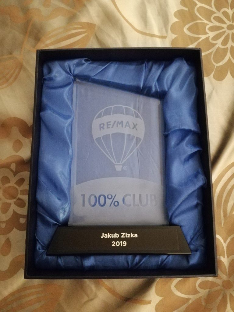 100% Club Award za rok 2019